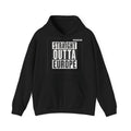 Straight Outta Europe Women's Hoodie Pullover Black EUWEAR
