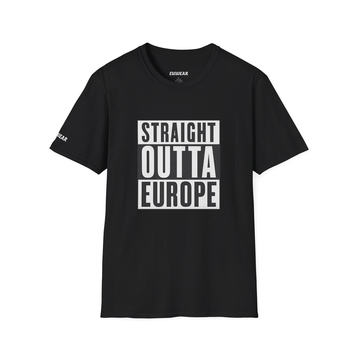 Straight Outta Europe Women's T-Shirt Black EUWEAR
