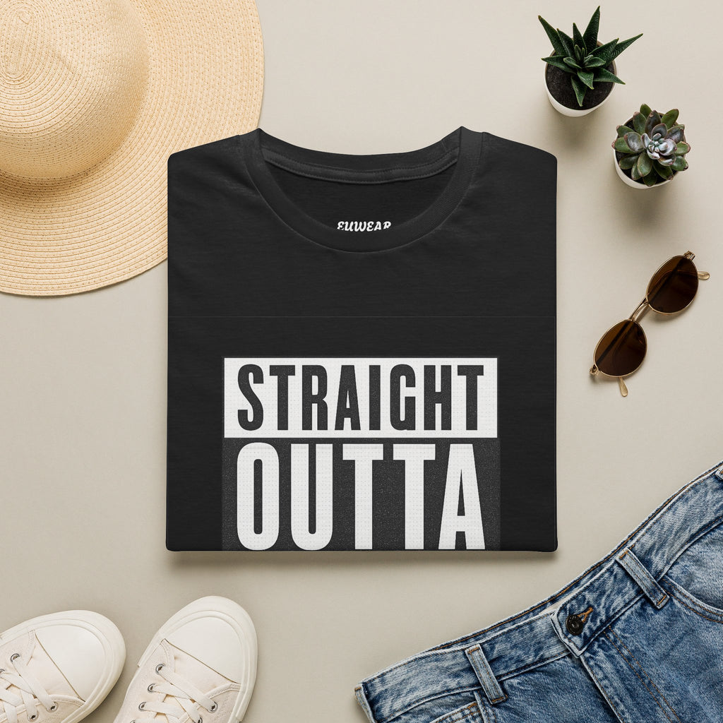 Straight Outta Europe Women's T-Shirt Black EUWEAR