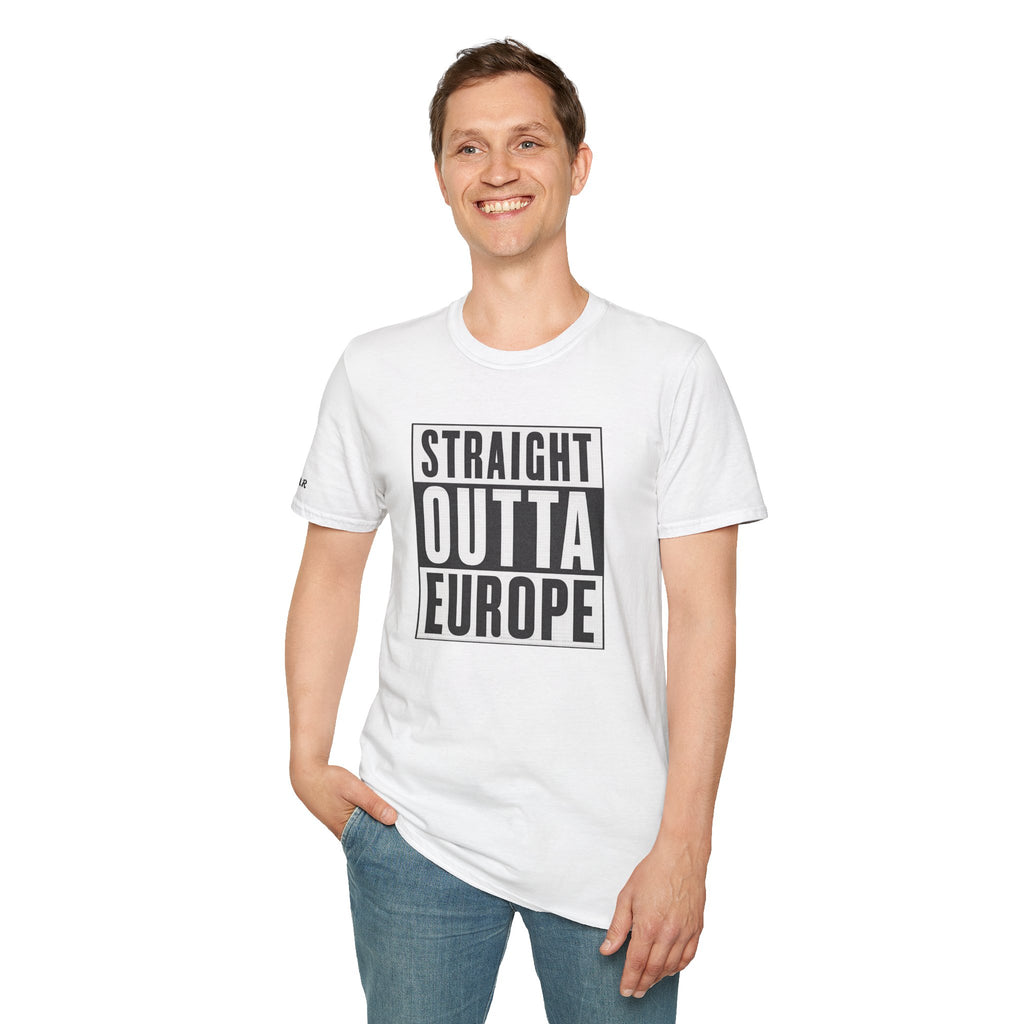 Straight Outta Europe T-Shirt White EUWEAR
