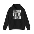 Straight Outta Europe Men's Hoodie Pullover Black EUWEAR