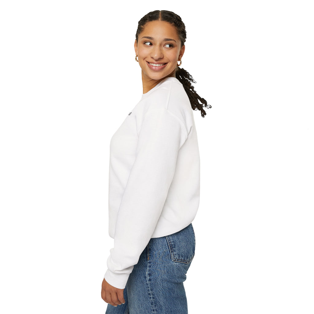 Straight Outta Europe Women's Crew neck Sweatshirt White EUWEAR