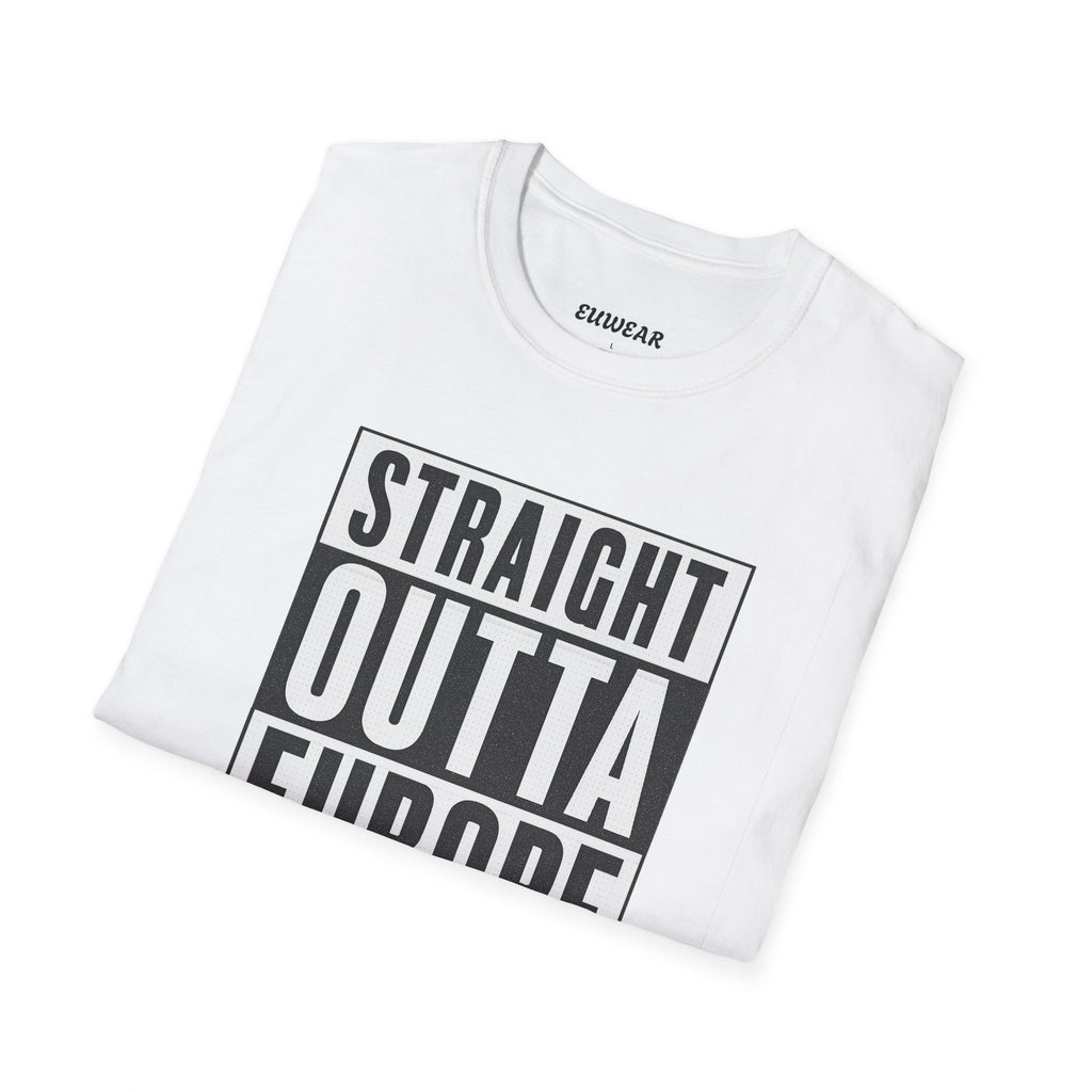 Straight Outta Europe Women's T-Shirt White EUWEAR