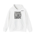 Straight Outta Europe Women's Hoodie Pullover White EUWEAR