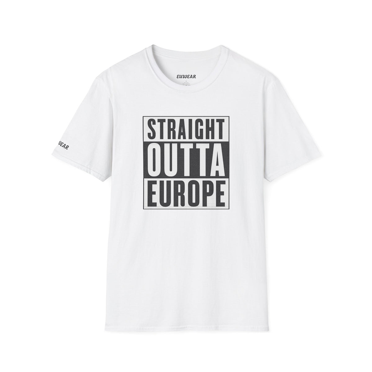 Straight Outta Europe Women's T-Shirt White EUWEAR
