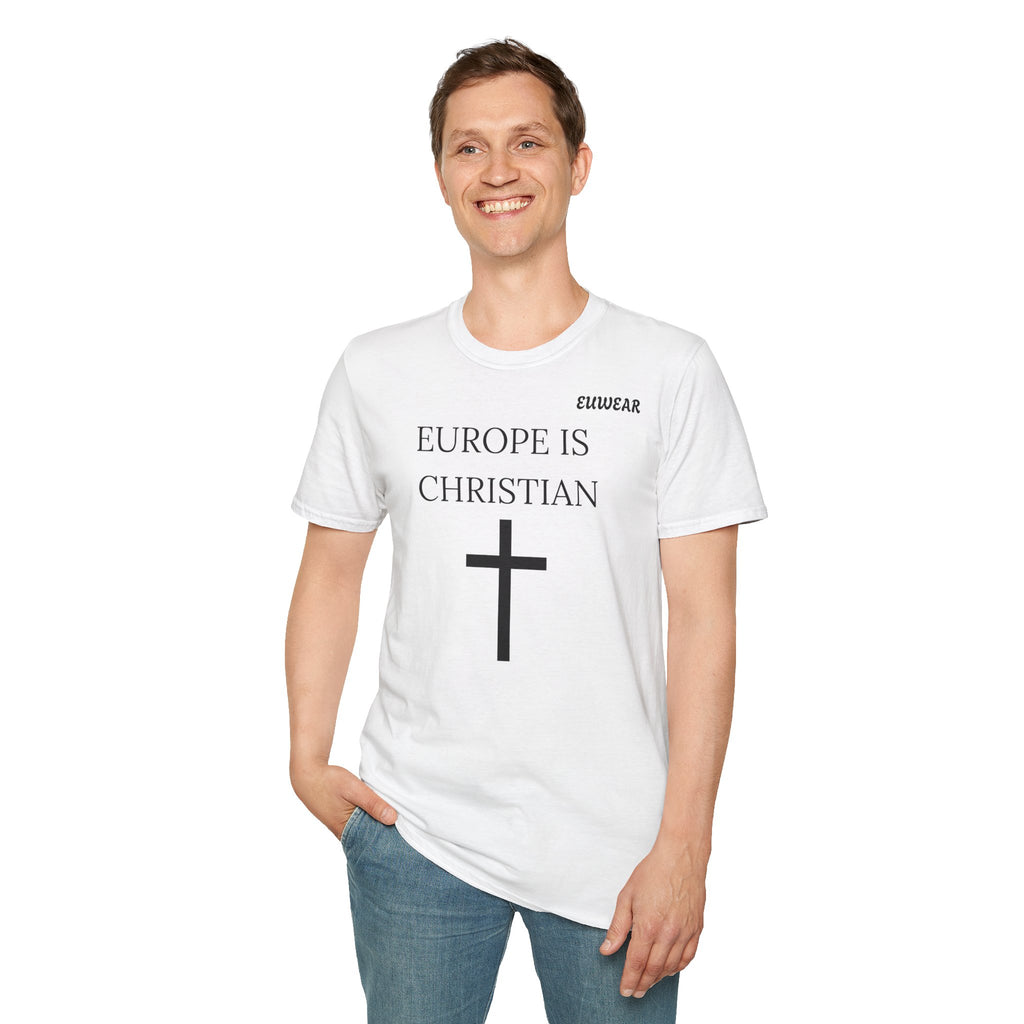 EUROPE IS CHRISTIAN Men's T-Shirt White