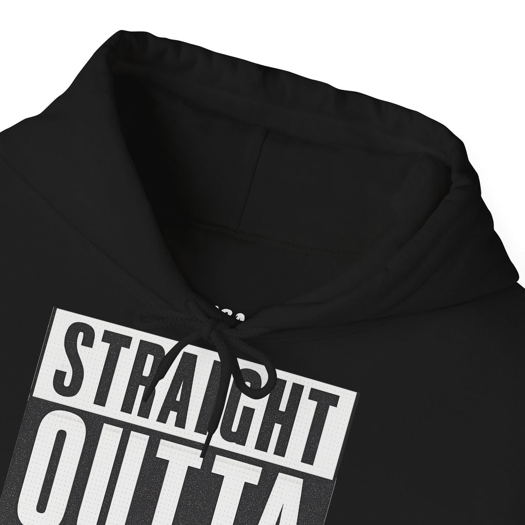 Sweat à capuche Femme "Straight Outta Europe" noir EUWEAR