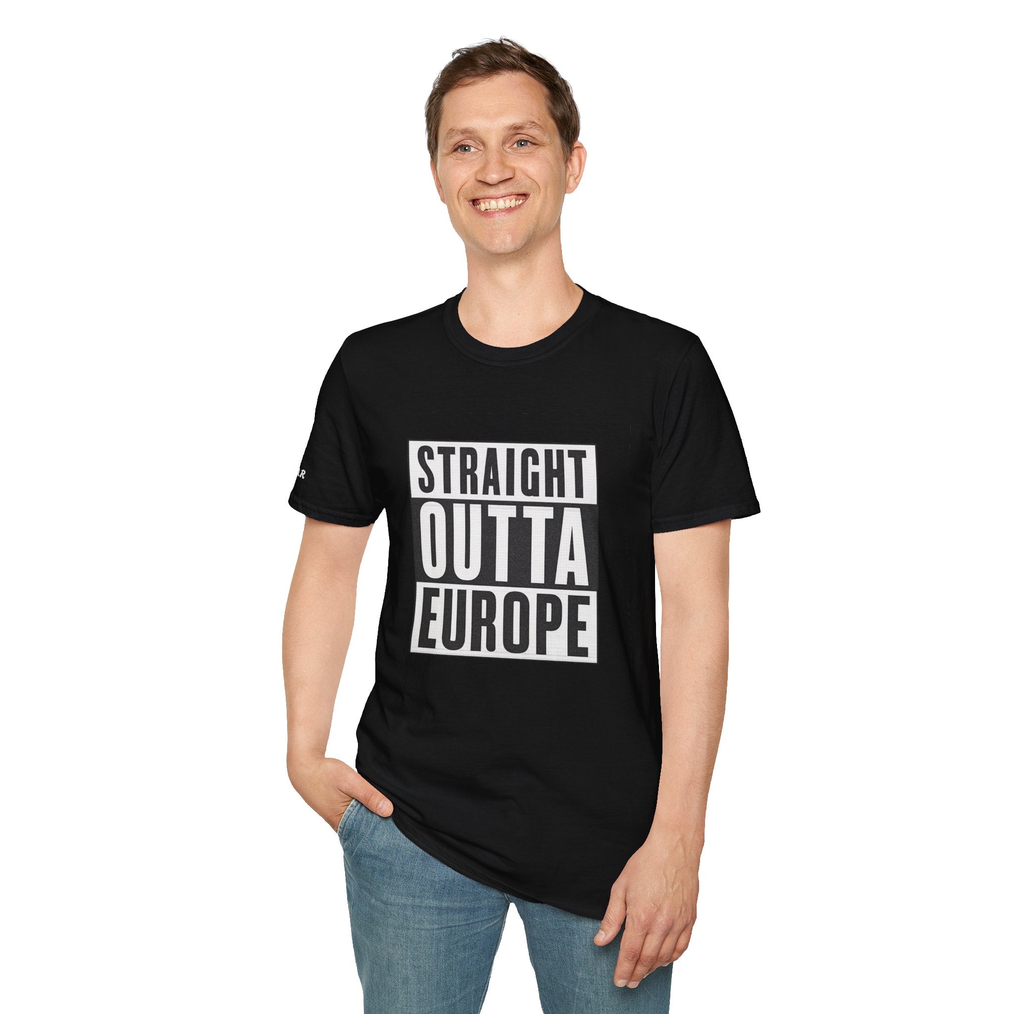 Straight Outta Europe T-Shirt Black EUWEAR