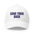 SEND THEM BACK Embroided White Cap EUWEAR