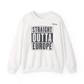 Straight Outta Europe Crewneck Sweatshirt White EUWEAR