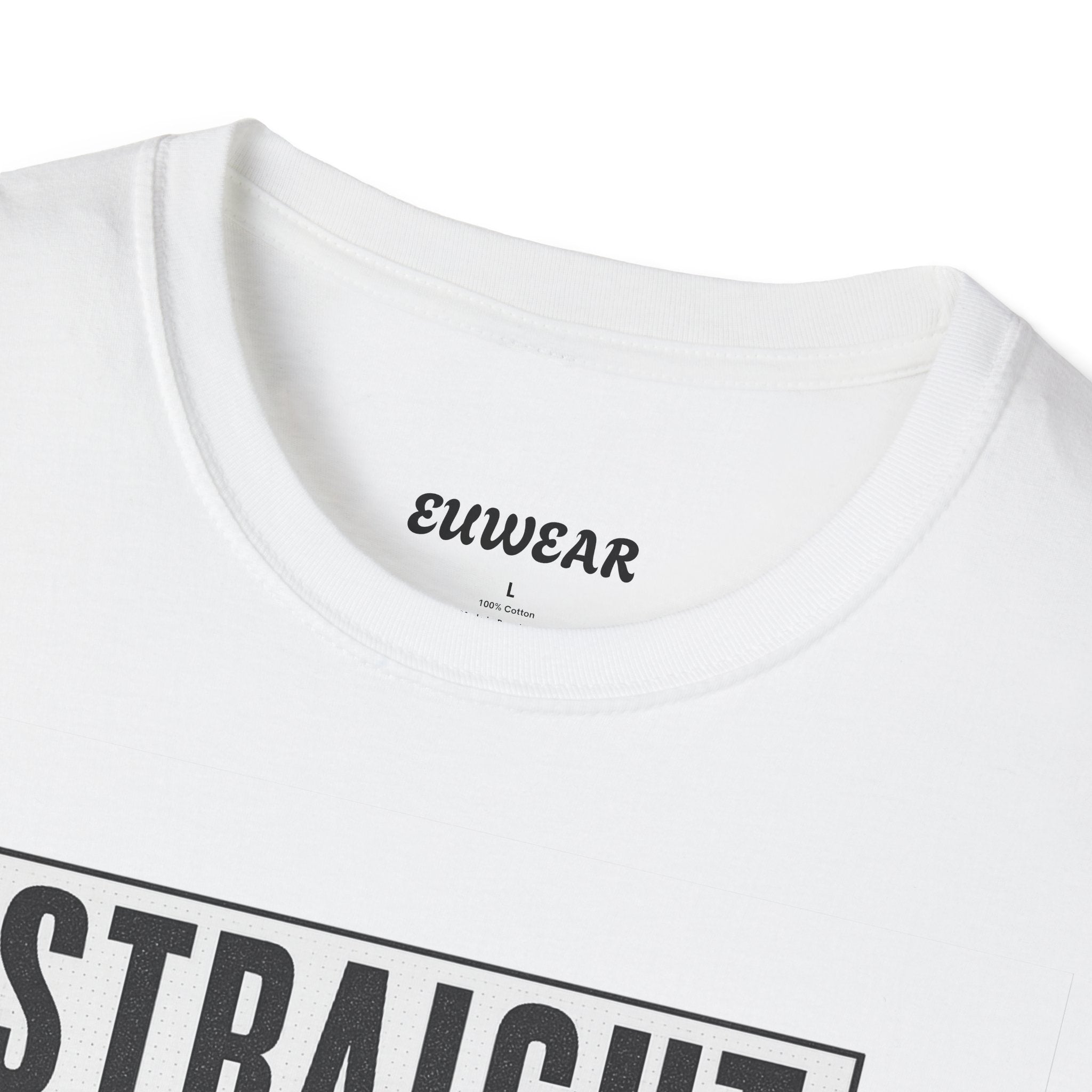Straight Outta Europe Men's T-Shirt White EUWEAR