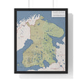 Suur-Suomi kehystetty taulu